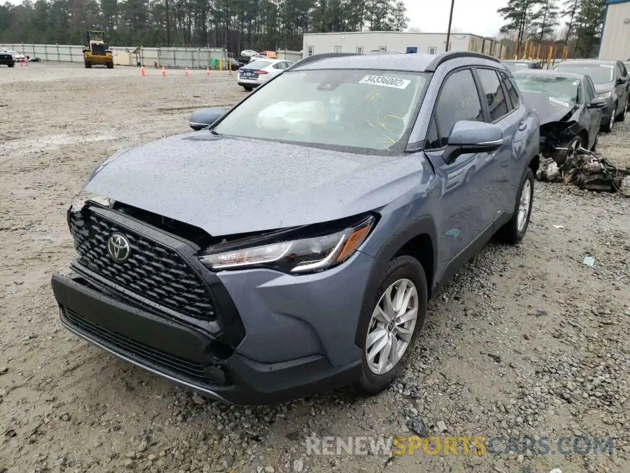 2 Photograph of a damaged car 7MUCAAAG1NV004600 TOYOTA COROLLA CR 2022