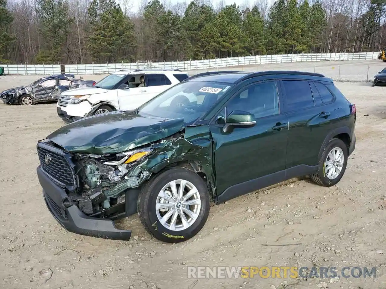 1 Photograph of a damaged car 7MUCAAAG1NV017380 TOYOTA COROLLA CR 2022