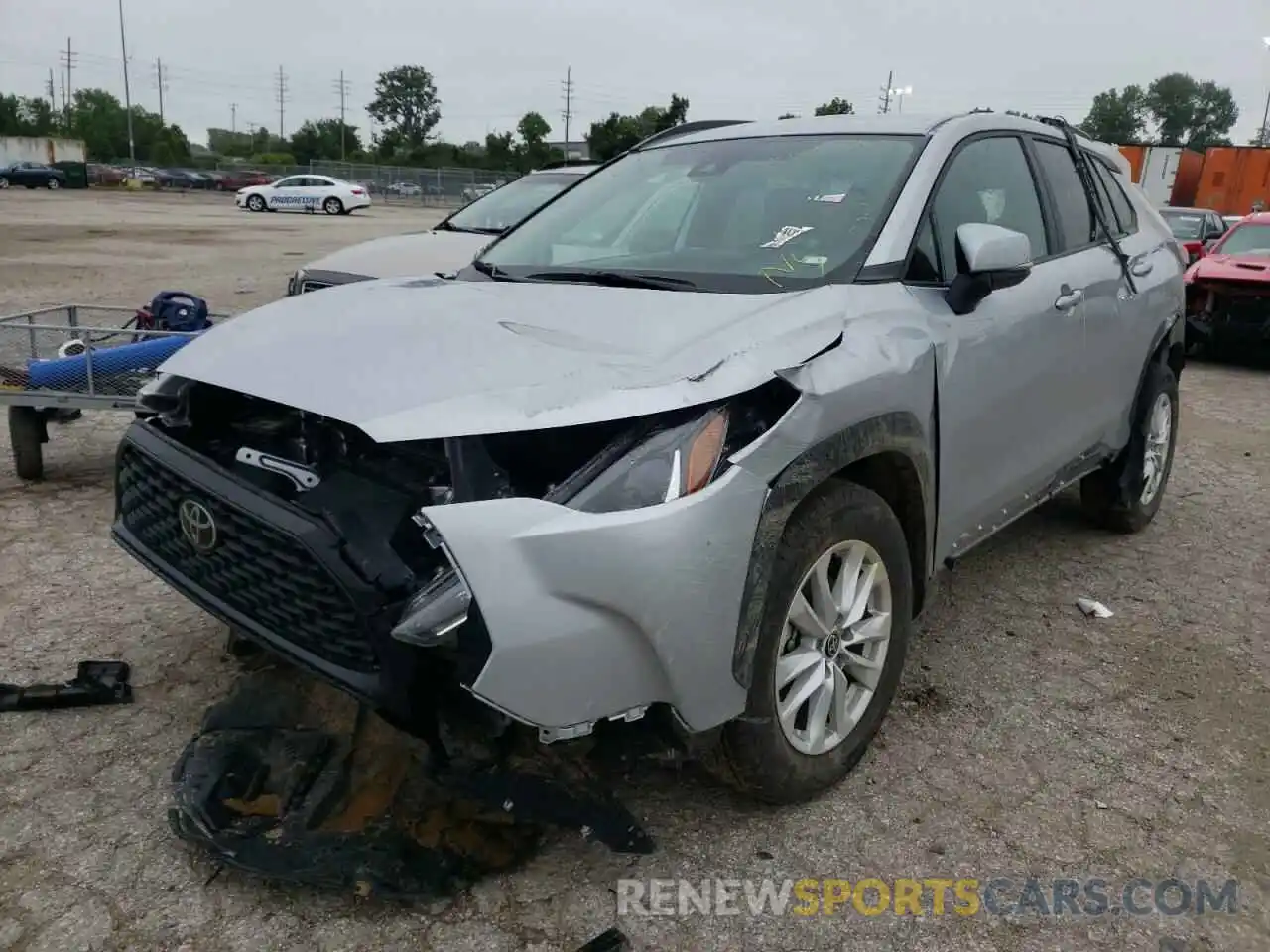 2 Photograph of a damaged car 7MUCAAAG3NV010415 TOYOTA COROLLA CR 2022