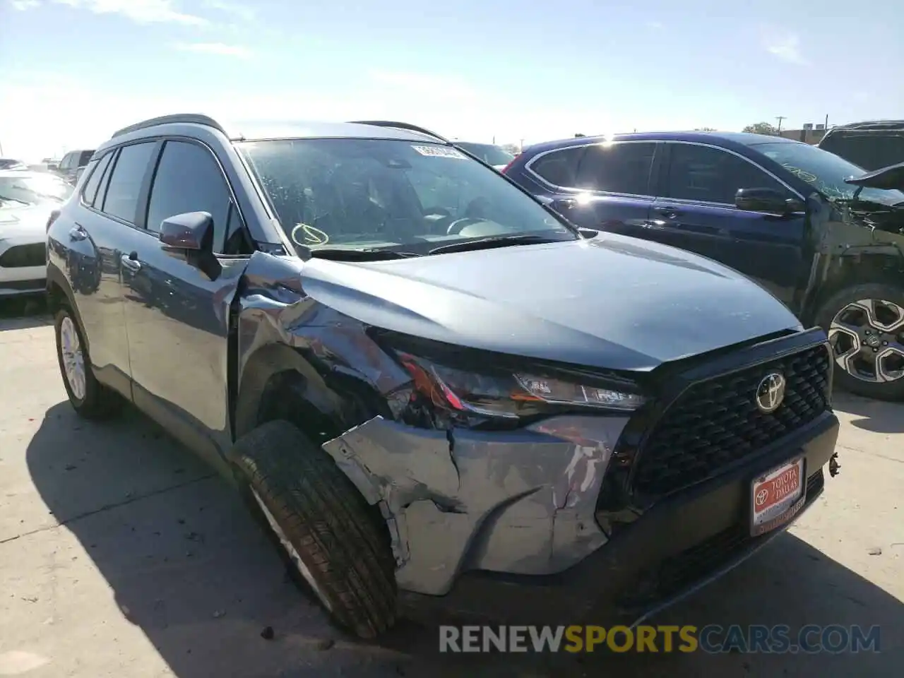 1 Photograph of a damaged car 7MUCAAAG5NV008567 TOYOTA COROLLA CR 2022