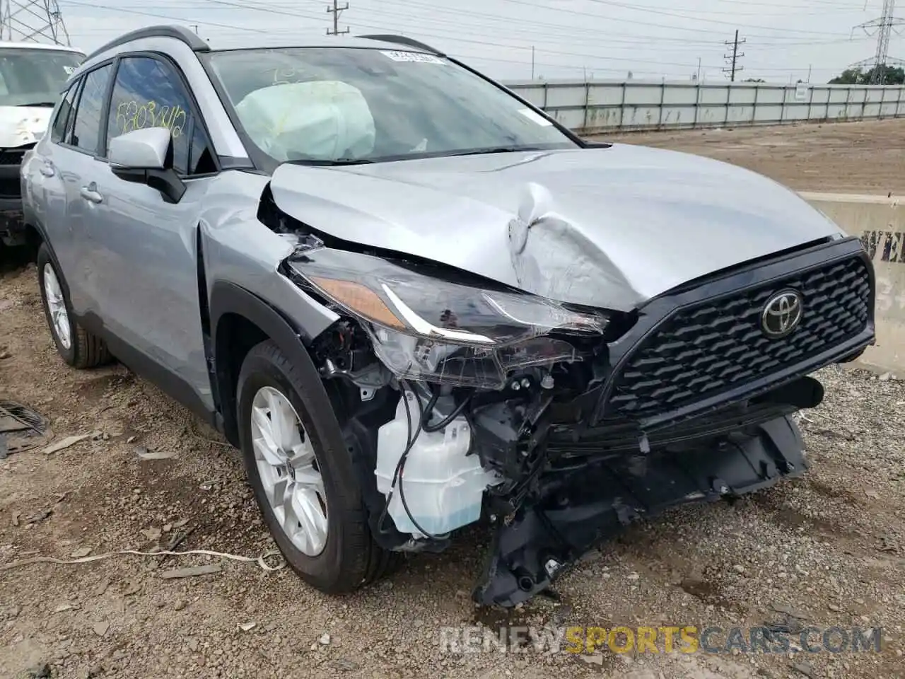 1 Photograph of a damaged car 7MUCAAAG5NV015549 TOYOTA COROLLA CR 2022