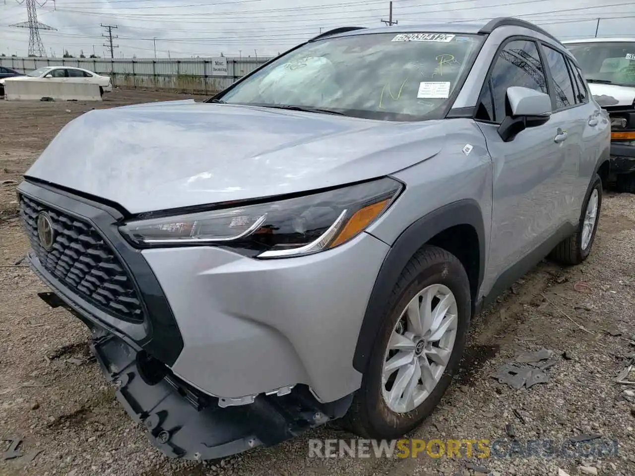 2 Photograph of a damaged car 7MUCAAAG5NV015549 TOYOTA COROLLA CR 2022