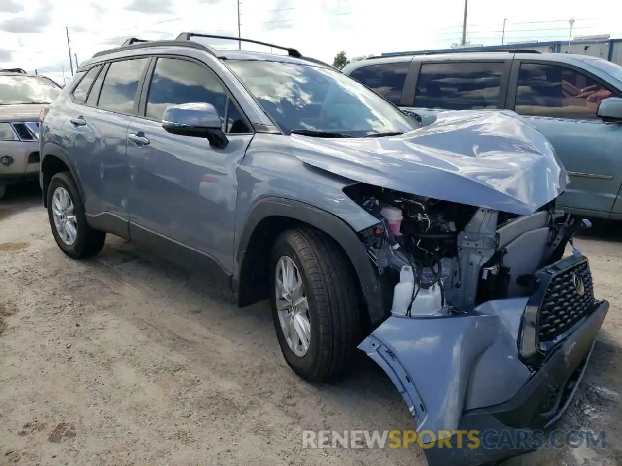 1 Photograph of a damaged car 7MUCAAAGXNV022738 TOYOTA COROLLA CR 2022