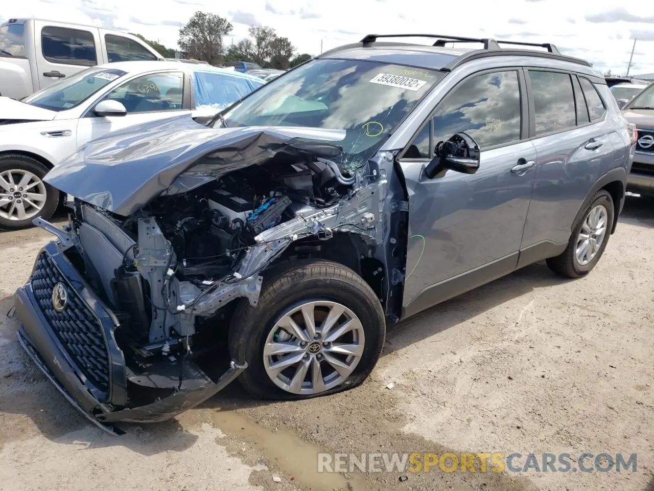 2 Photograph of a damaged car 7MUCAAAGXNV022738 TOYOTA COROLLA CR 2022