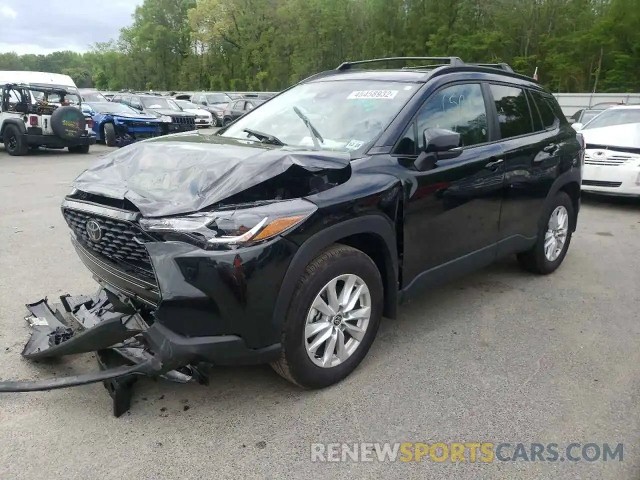 2 Photograph of a damaged car 7MUCAABG1NV003994 TOYOTA COROLLA CR 2022