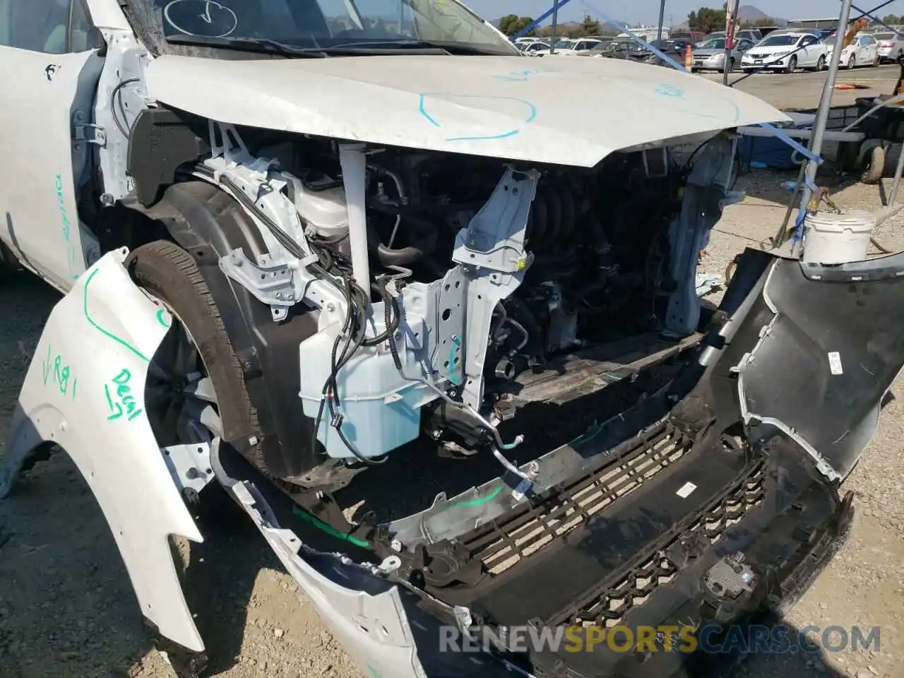 9 Photograph of a damaged car 7MUCAABG1NV004126 TOYOTA COROLLA CR 2022