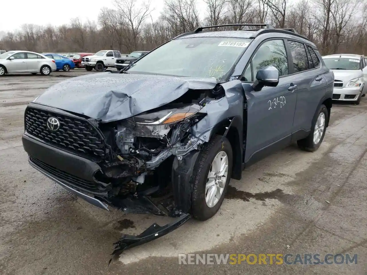 2 Photograph of a damaged car 7MUCAABG8NV005967 TOYOTA COROLLA CR 2022