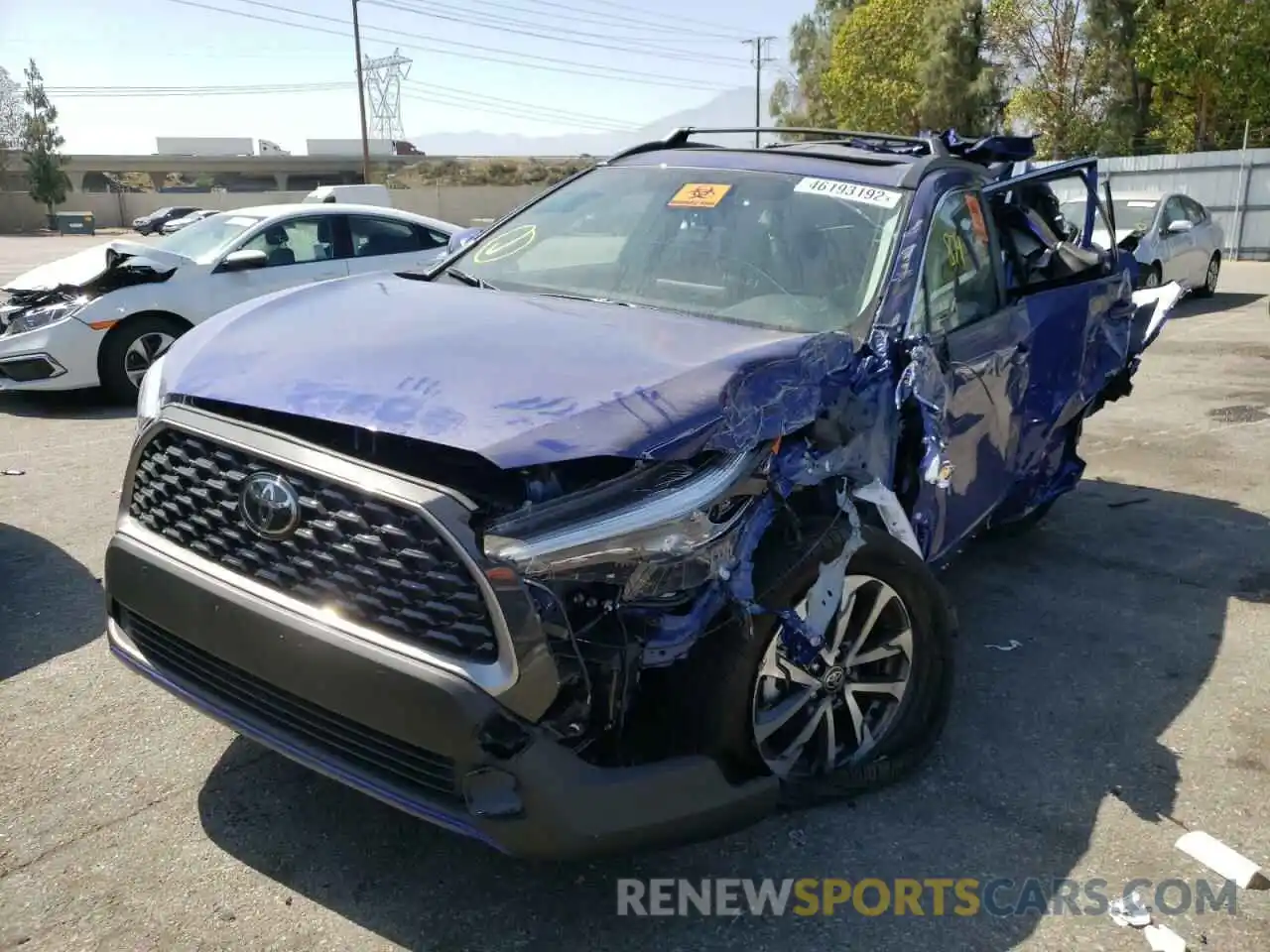 2 Photograph of a damaged car 7MUDAABG4NV011432 TOYOTA COROLLA CR 2022