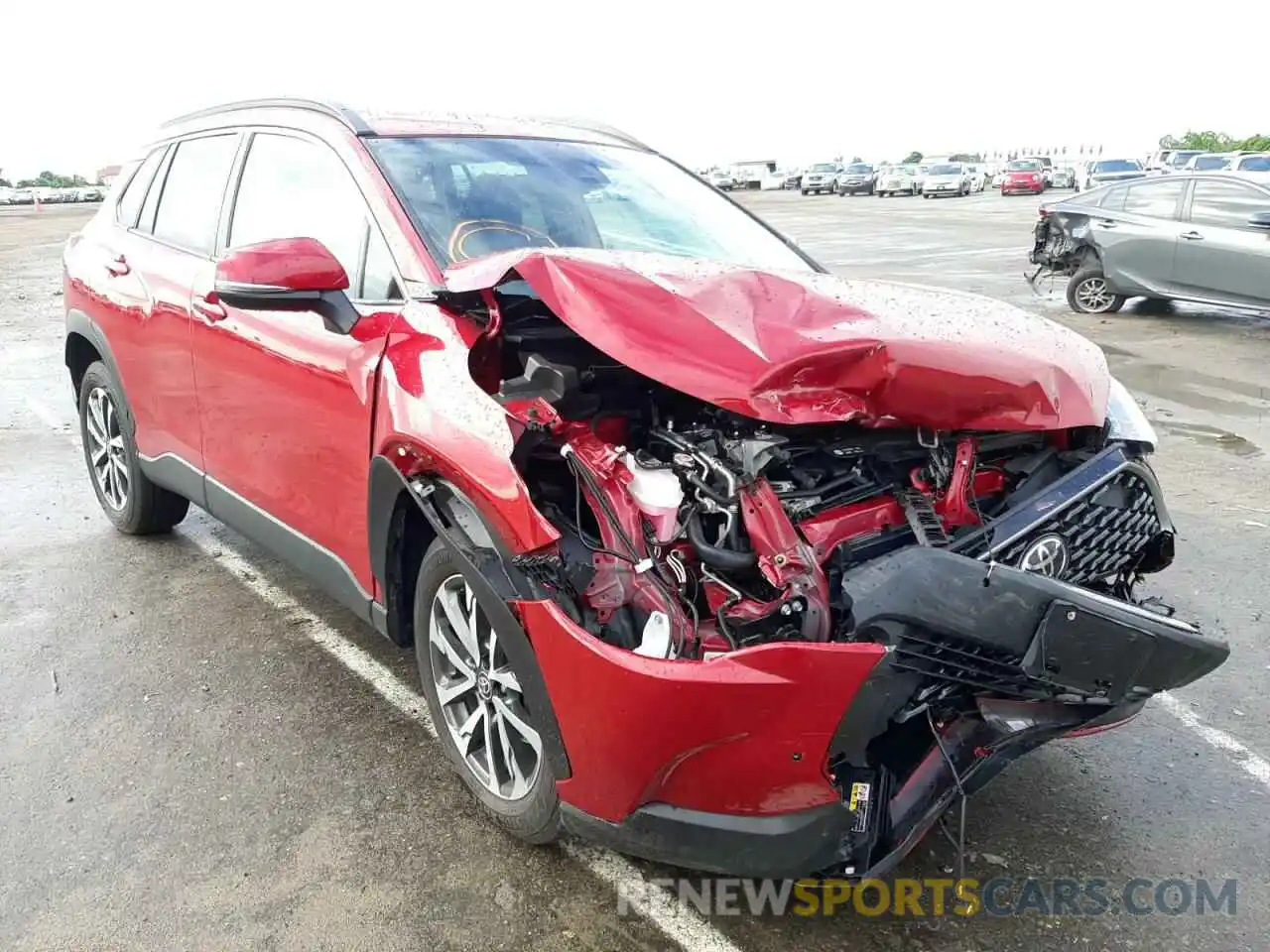 1 Photograph of a damaged car 7MUDAABG9NV008042 TOYOTA COROLLA CR 2022