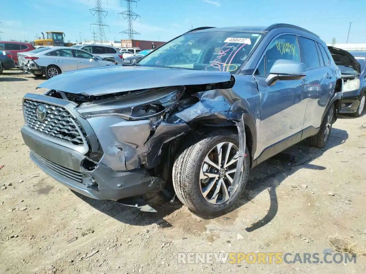 2 Photograph of a damaged car 7MUEAABG9NV014833 TOYOTA COROLLA CR 2022