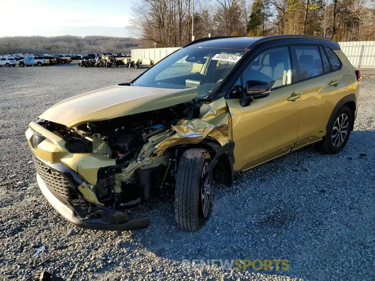 1 Photograph of a damaged car 7MUFBABG8PV009515 TOYOTA COROLLA CR 2023