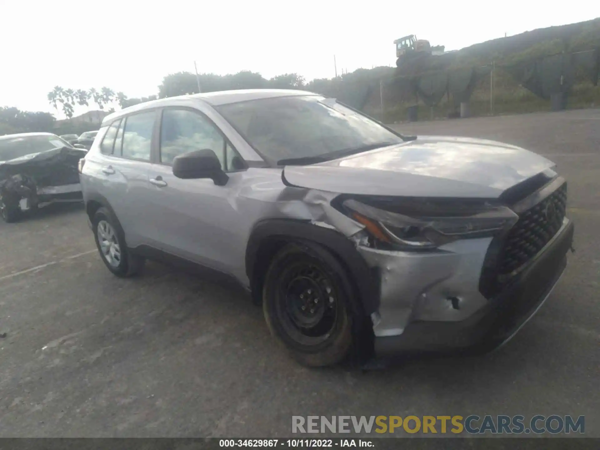 1 Photograph of a damaged car 7MUAAAAG0NV005034 TOYOTA COROLLA CROSS 2022