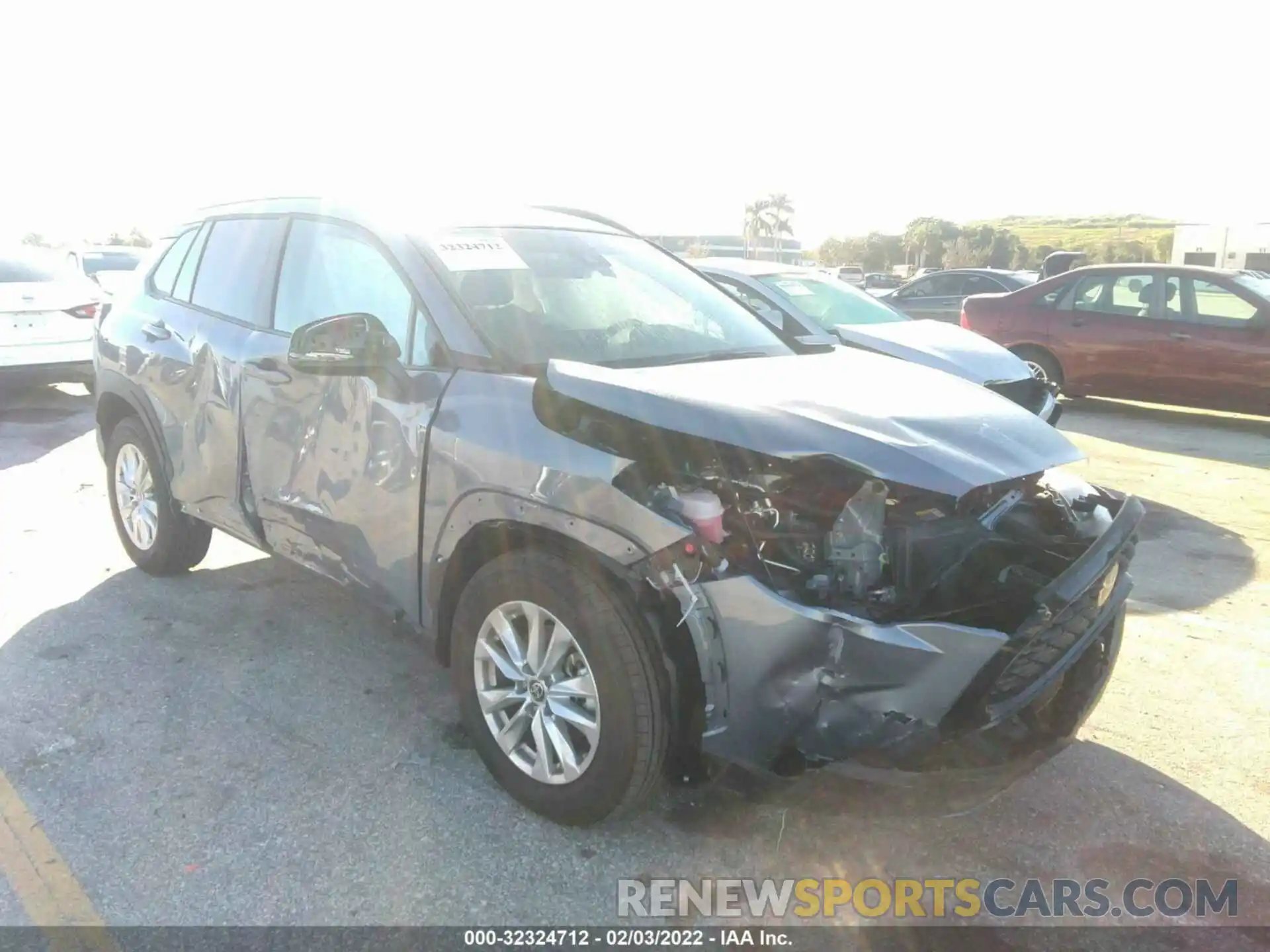 1 Photograph of a damaged car 7MUCAAAG6NV002521 TOYOTA COROLLA CROSS 2022