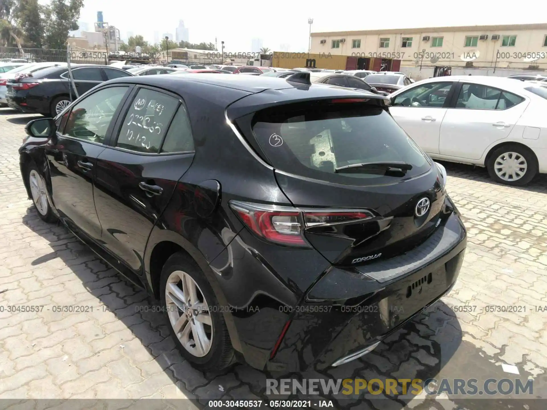 3 Photograph of a damaged car 00000000000022265 TOYOTA COROLLA HATCHBACK 2019