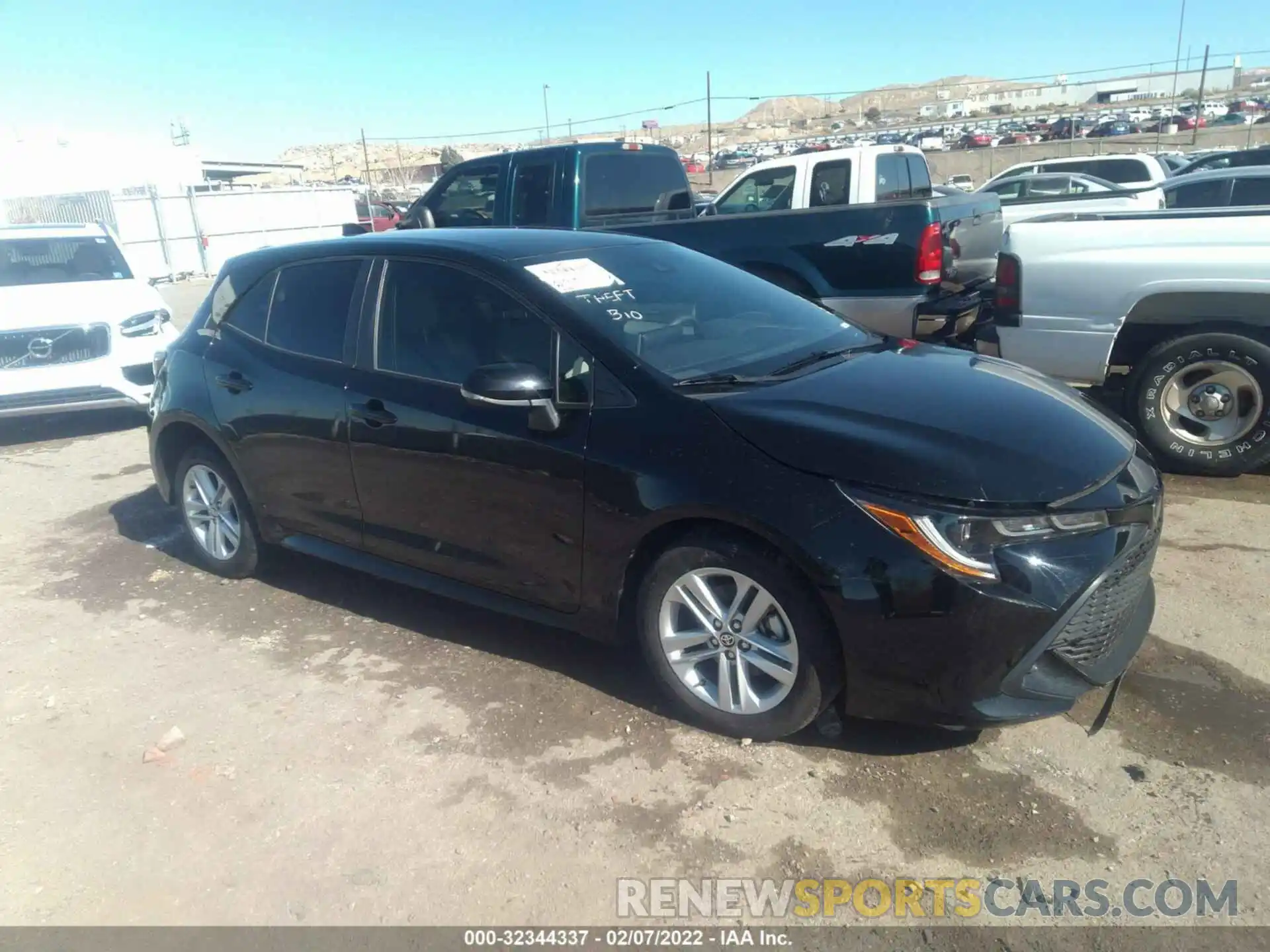 1 Photograph of a damaged car JTNK4RBE0K3008784 TOYOTA COROLLA HATCHBACK 2019