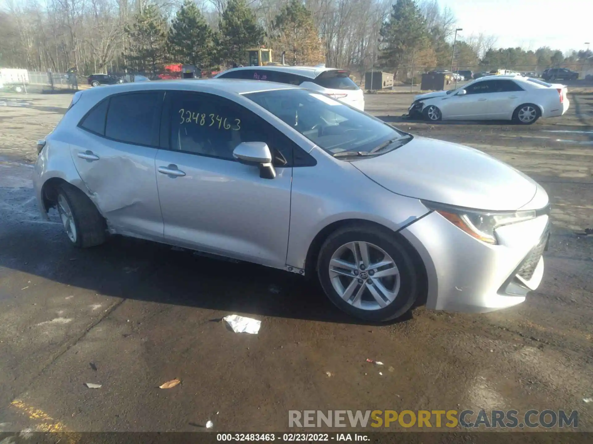 1 Photograph of a damaged car JTNK4RBE0K3025309 TOYOTA COROLLA HATCHBACK 2019