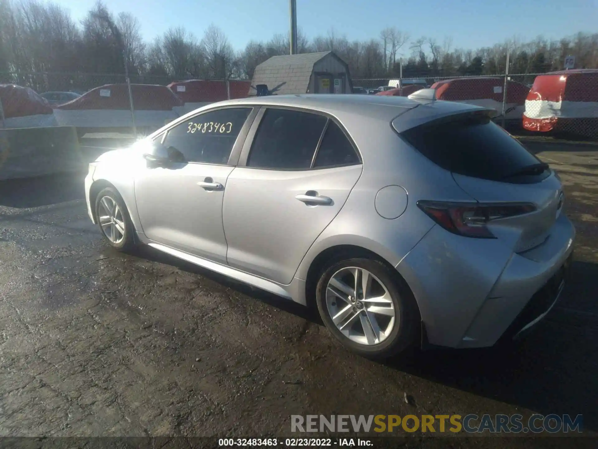 3 Photograph of a damaged car JTNK4RBE0K3025309 TOYOTA COROLLA HATCHBACK 2019