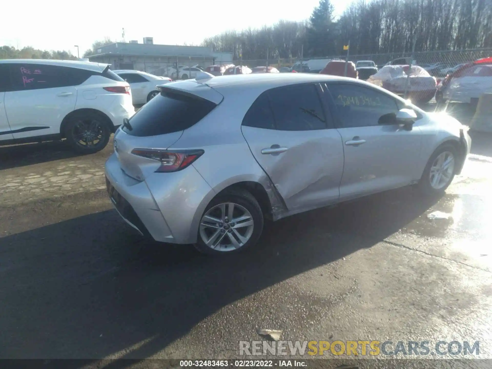 4 Photograph of a damaged car JTNK4RBE0K3025309 TOYOTA COROLLA HATCHBACK 2019