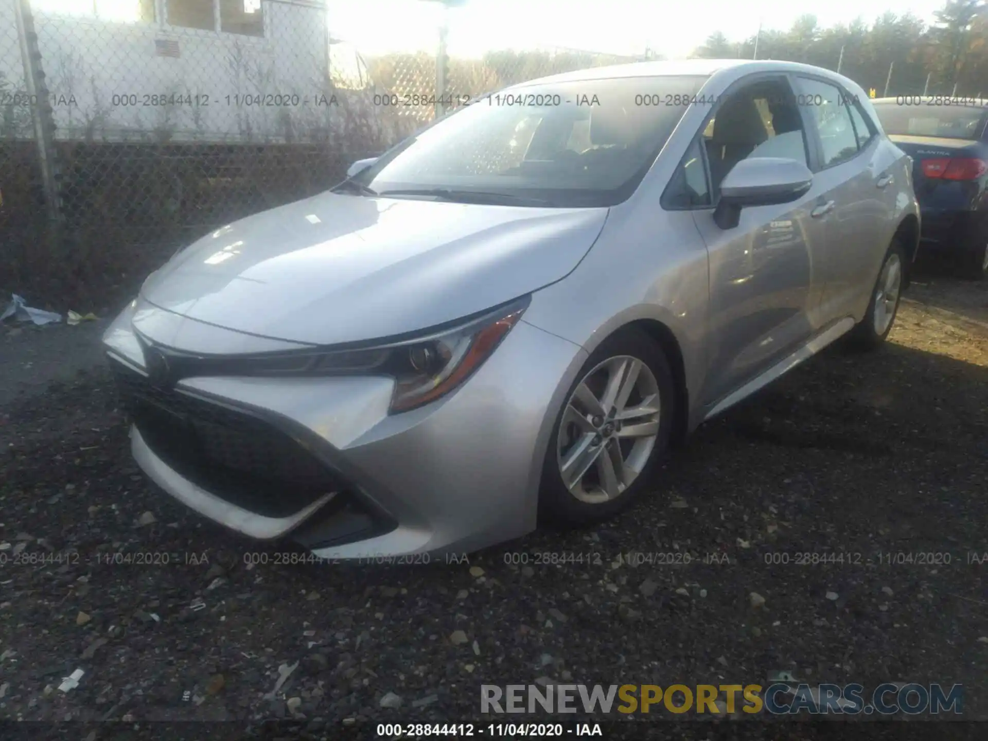 2 Photograph of a damaged car JTNK4RBE0K3030171 TOYOTA COROLLA HATCHBACK 2019