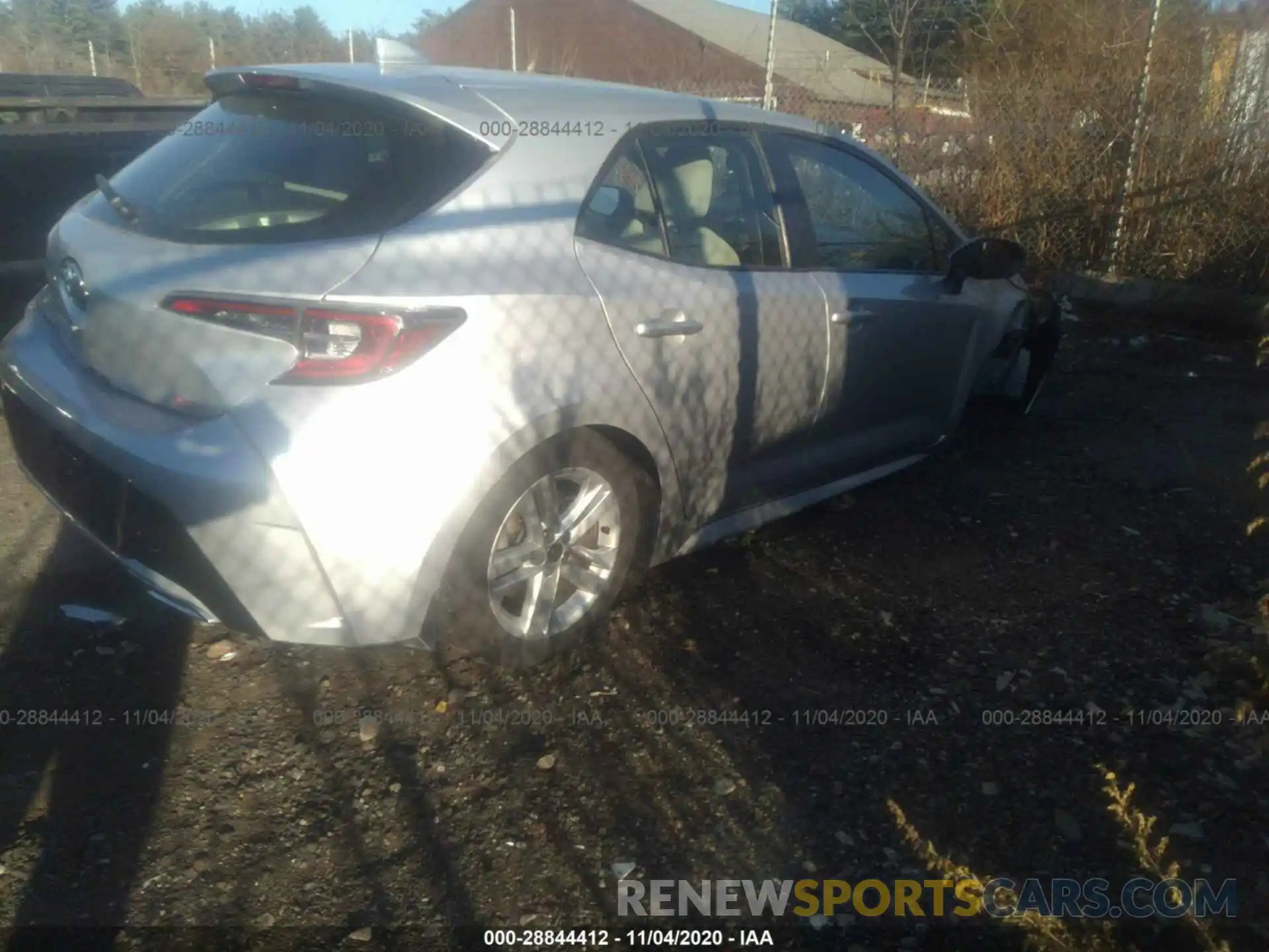 4 Фотография поврежденного автомобиля JTNK4RBE0K3030171 TOYOTA COROLLA HATCHBACK 2019