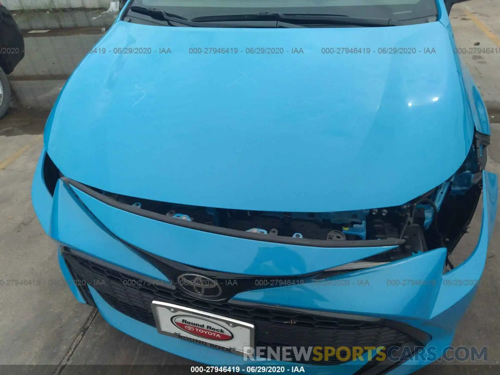 6 Photograph of a damaged car JTNK4RBE0K3033653 TOYOTA COROLLA HATCHBACK 2019