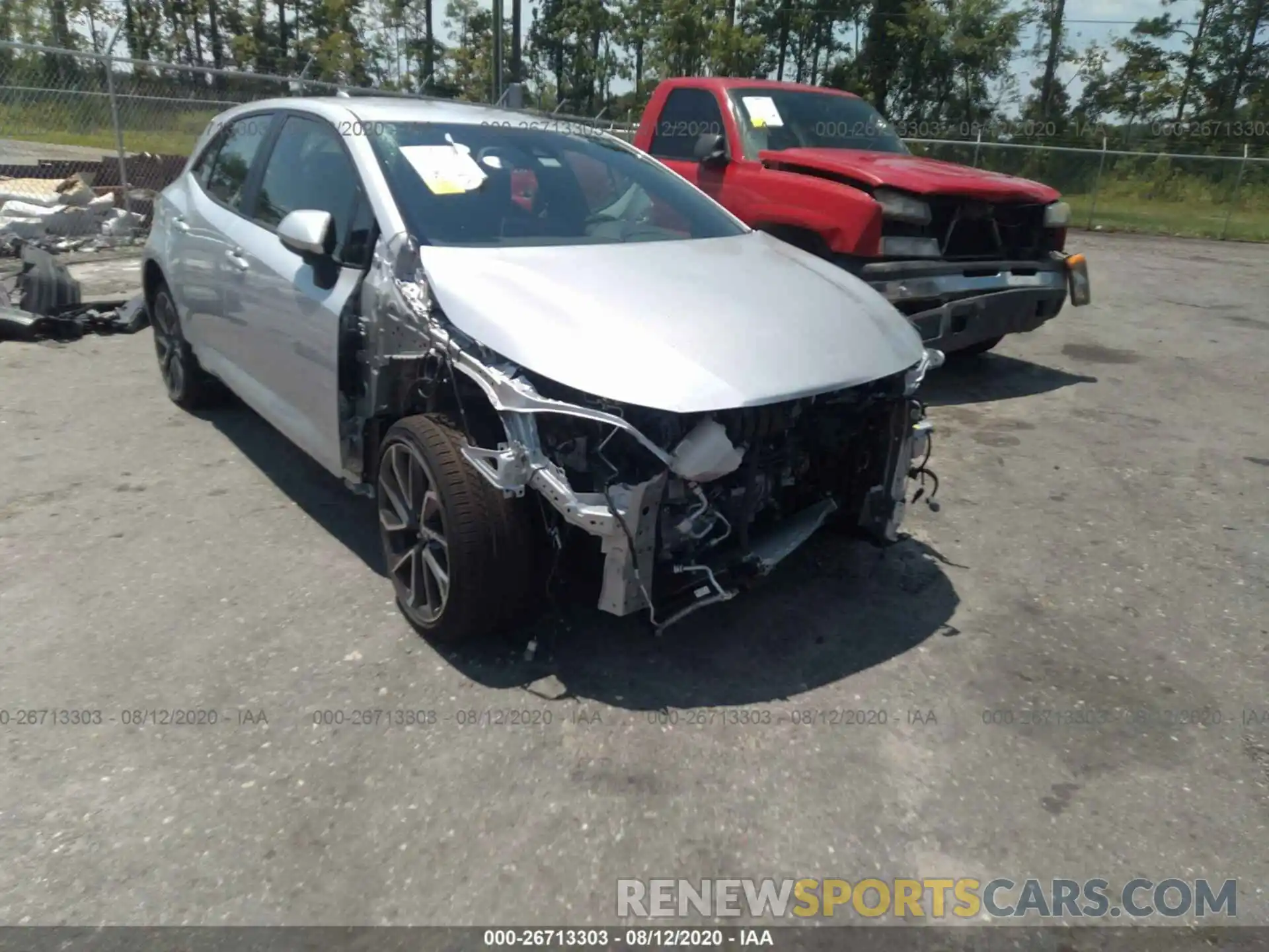 6 Photograph of a damaged car JTNK4RBE0K3039632 TOYOTA COROLLA HATCHBACK 2019