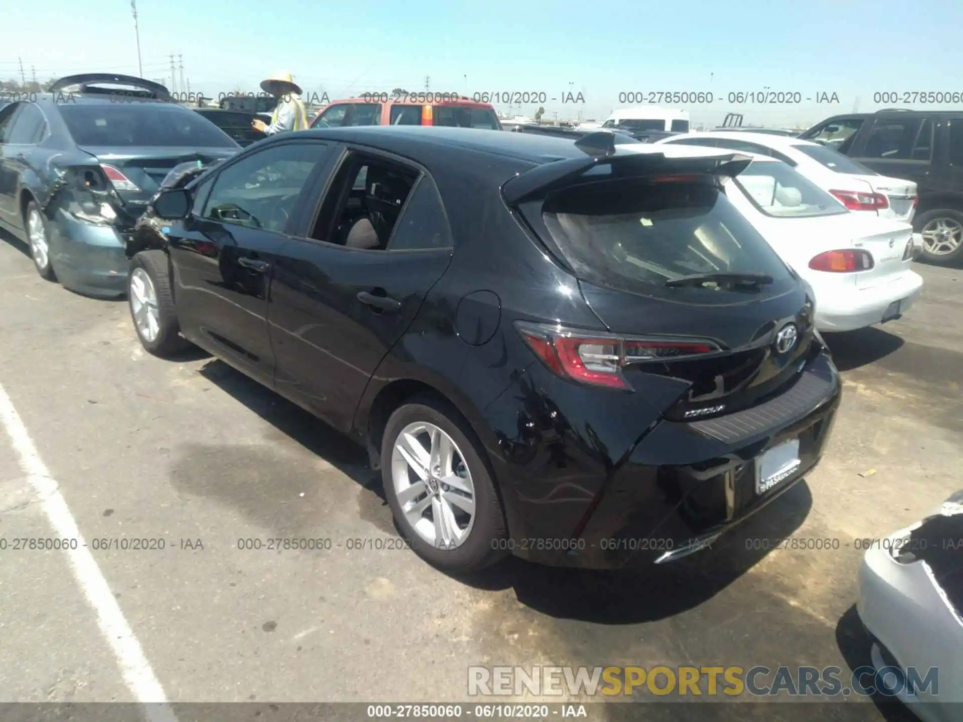 3 Photograph of a damaged car JTNK4RBE0K3041574 TOYOTA COROLLA HATCHBACK 2019