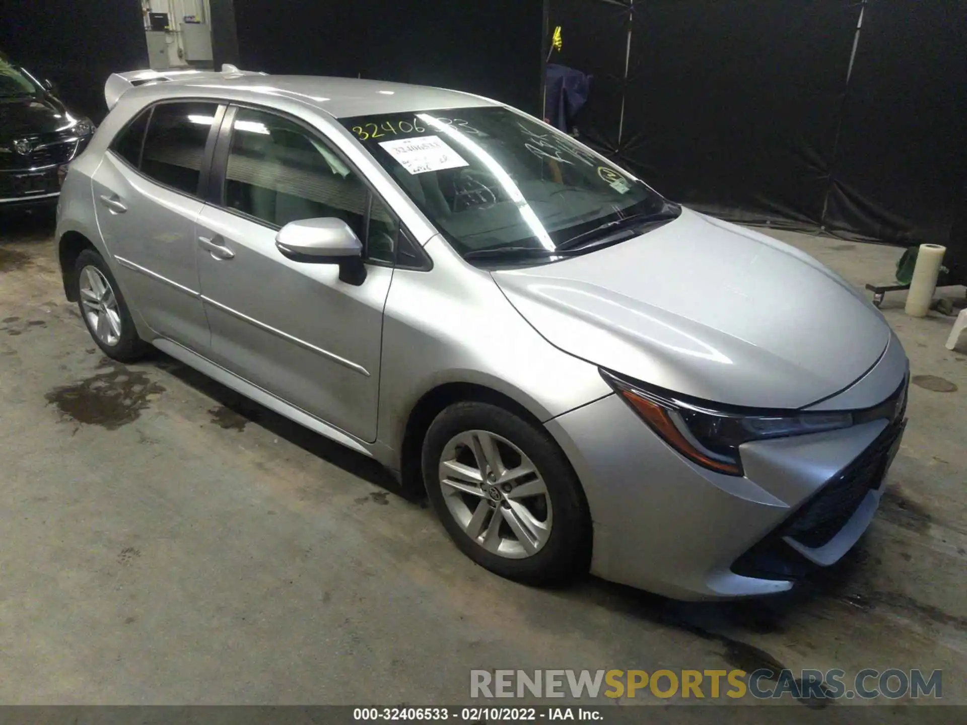 1 Photograph of a damaged car JTNK4RBE0K3043793 TOYOTA COROLLA HATCHBACK 2019