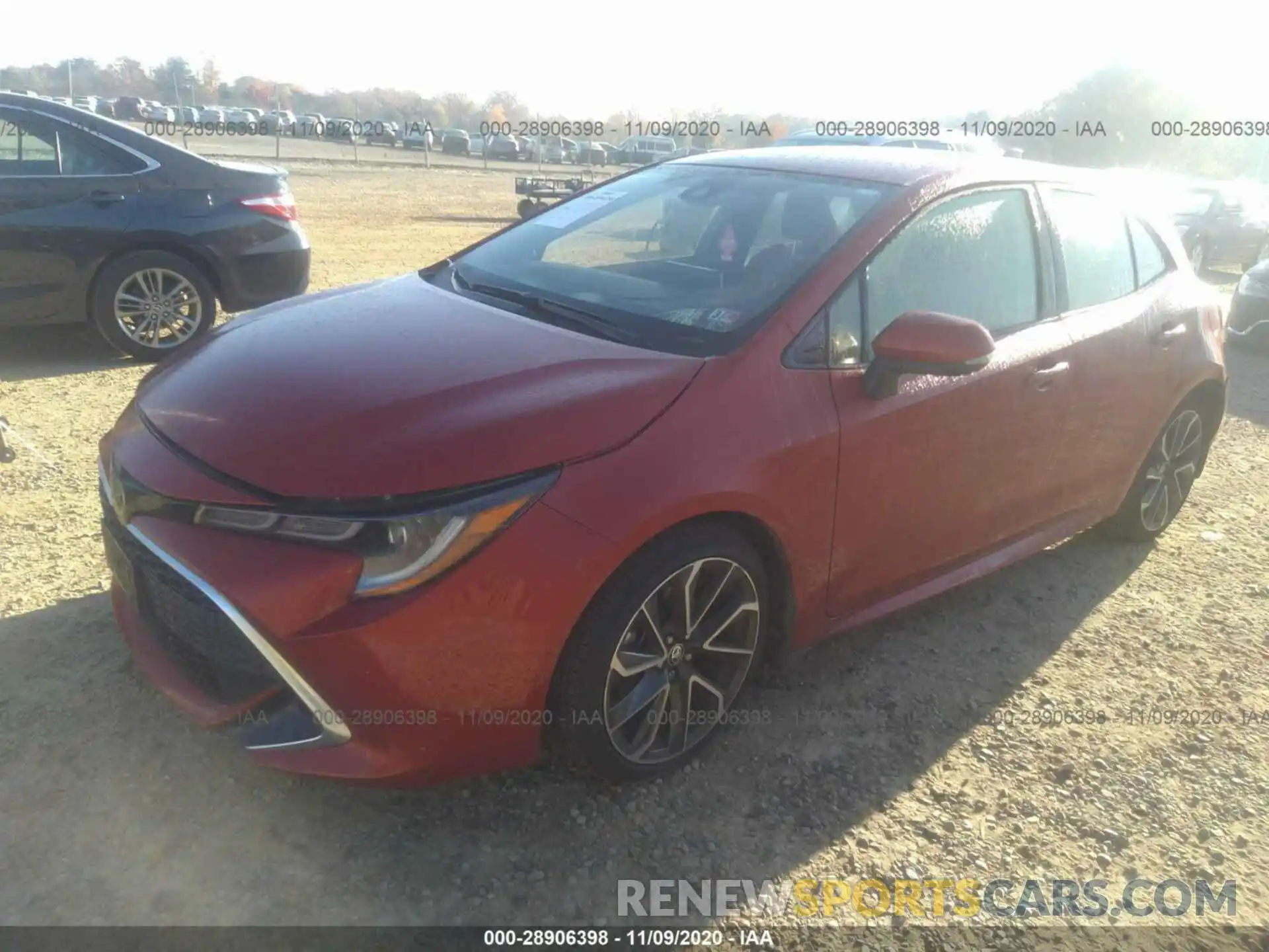 2 Photograph of a damaged car JTNK4RBE0K3044572 TOYOTA COROLLA HATCHBACK 2019