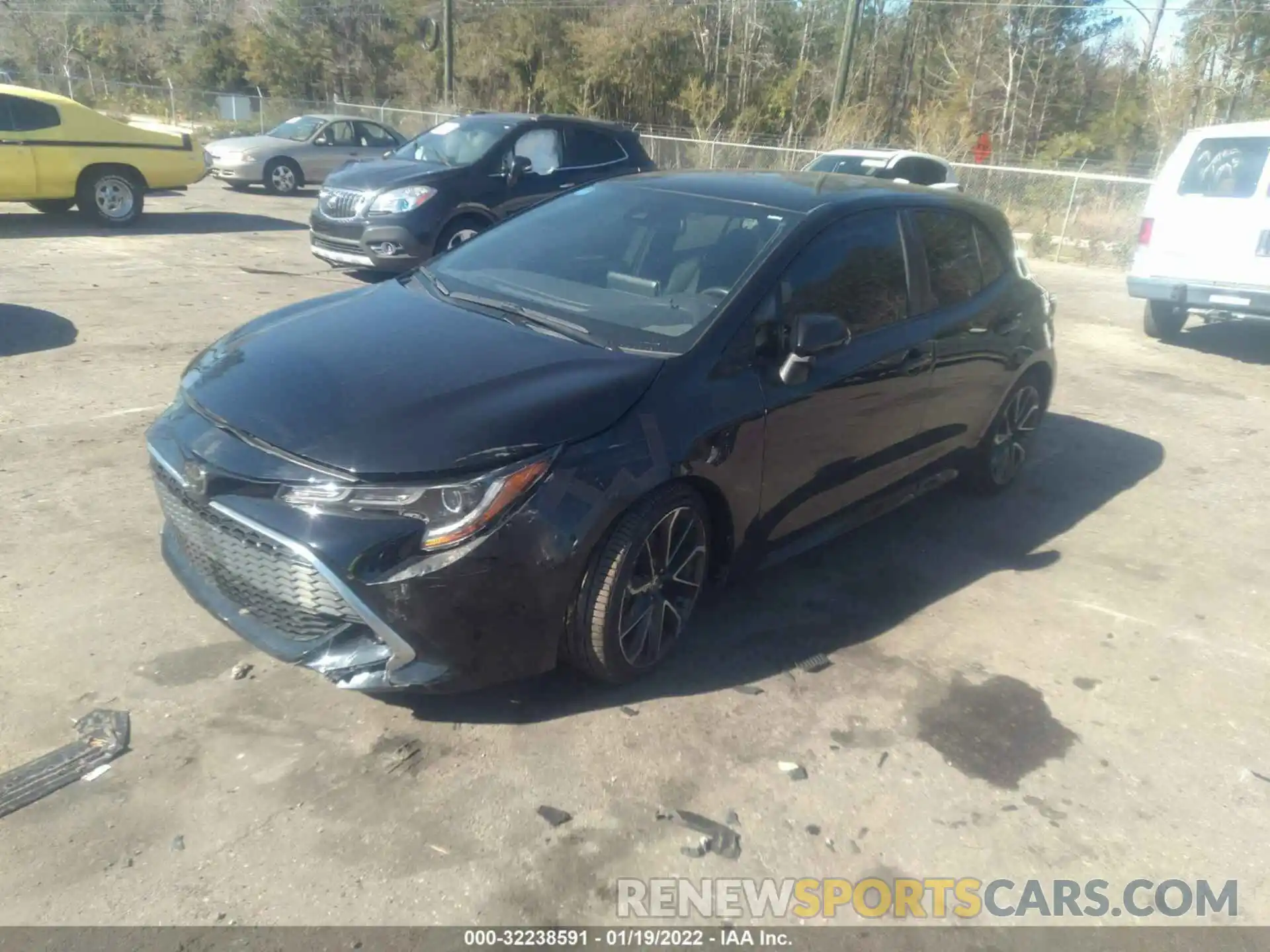 2 Photograph of a damaged car JTNK4RBE0K3048430 TOYOTA COROLLA HATCHBACK 2019