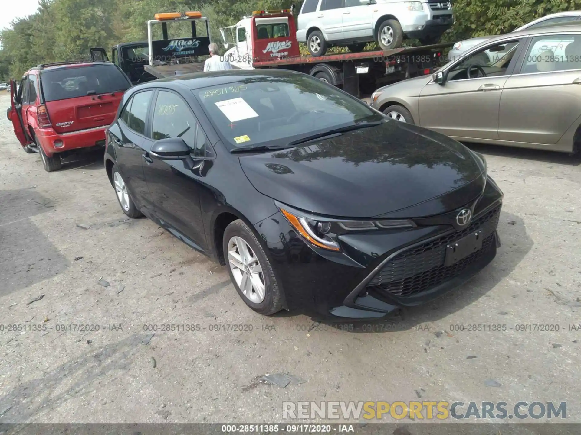 1 Photograph of a damaged car JTNK4RBE0K3049965 TOYOTA COROLLA HATCHBACK 2019