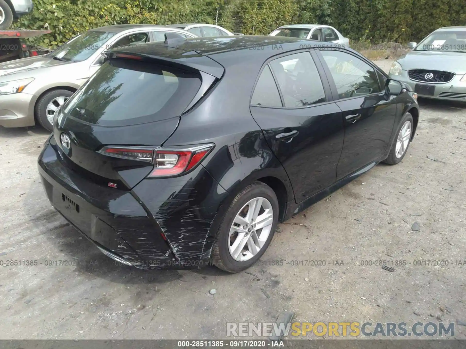 4 Photograph of a damaged car JTNK4RBE0K3049965 TOYOTA COROLLA HATCHBACK 2019