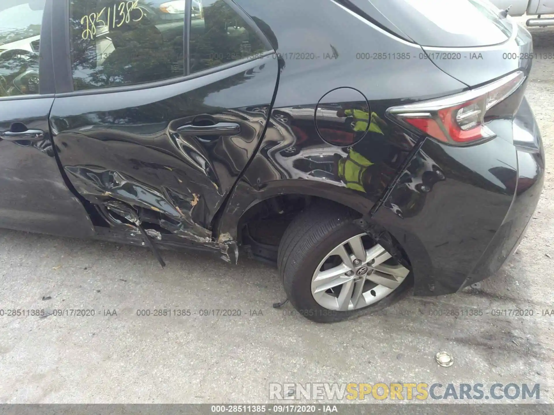 6 Photograph of a damaged car JTNK4RBE0K3049965 TOYOTA COROLLA HATCHBACK 2019