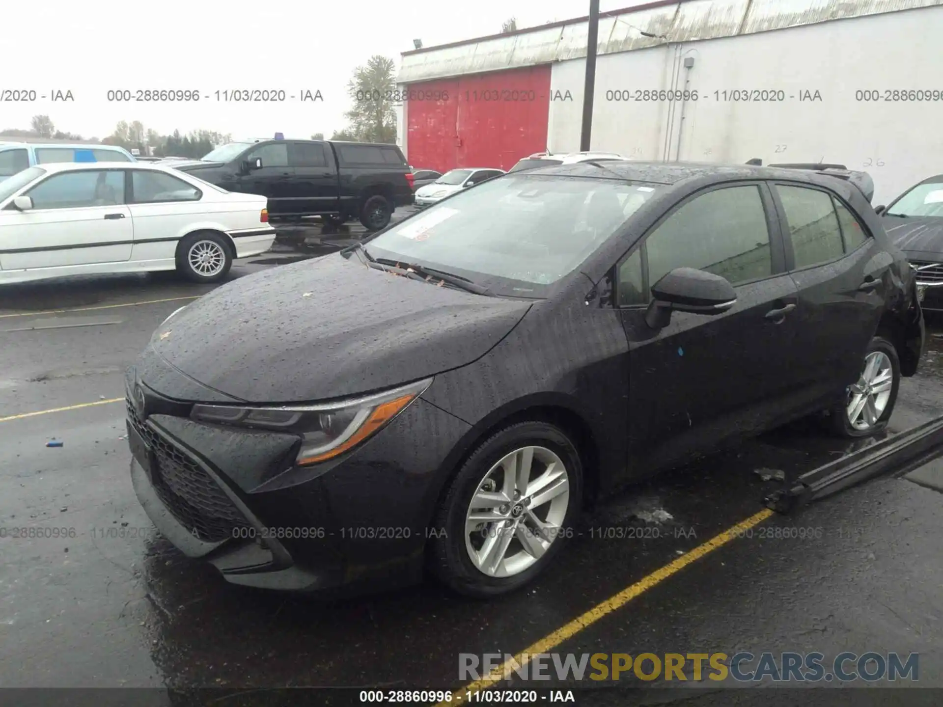 2 Photograph of a damaged car JTNK4RBE0K3054616 TOYOTA COROLLA HATCHBACK 2019