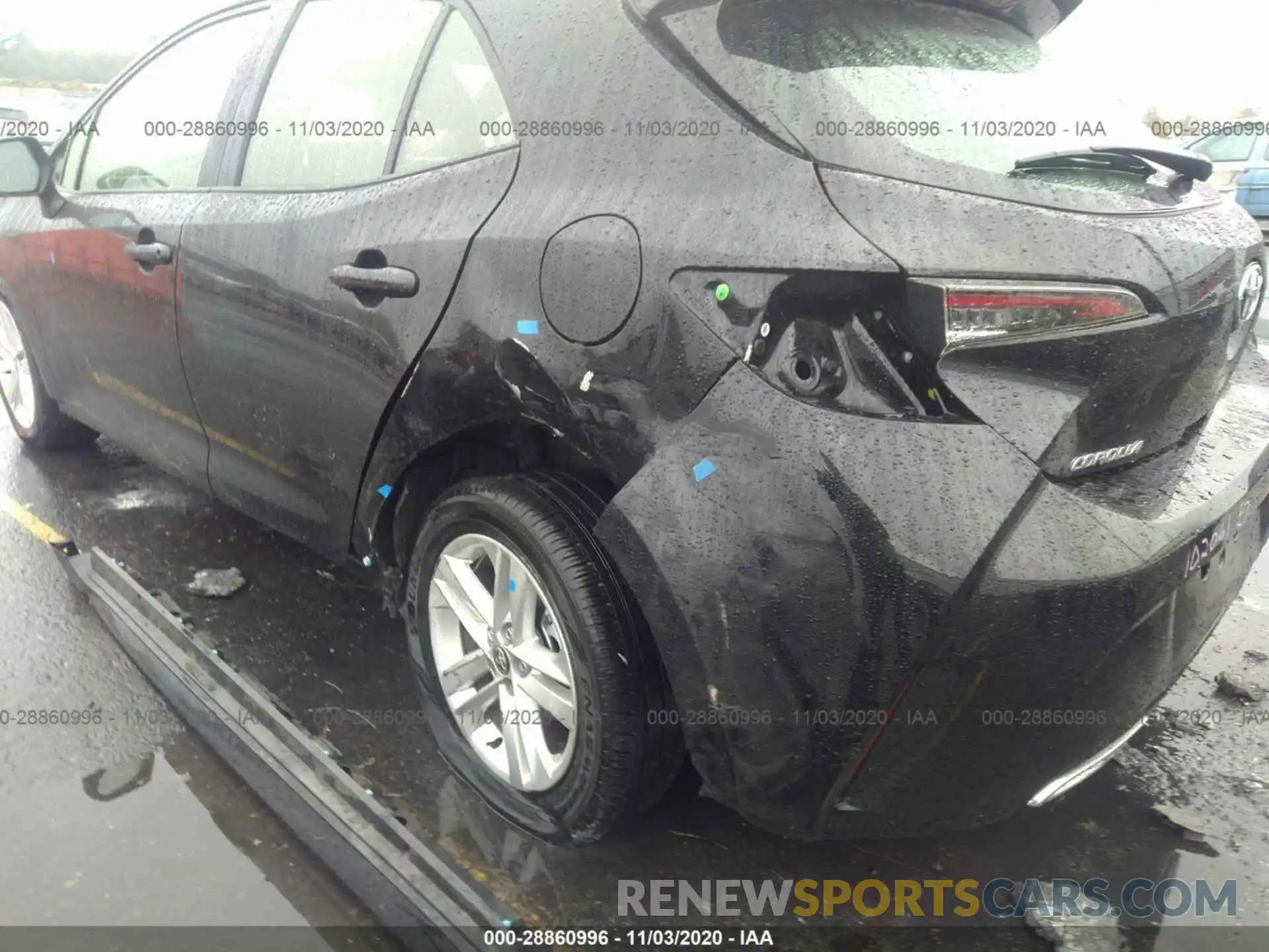 6 Photograph of a damaged car JTNK4RBE0K3054616 TOYOTA COROLLA HATCHBACK 2019