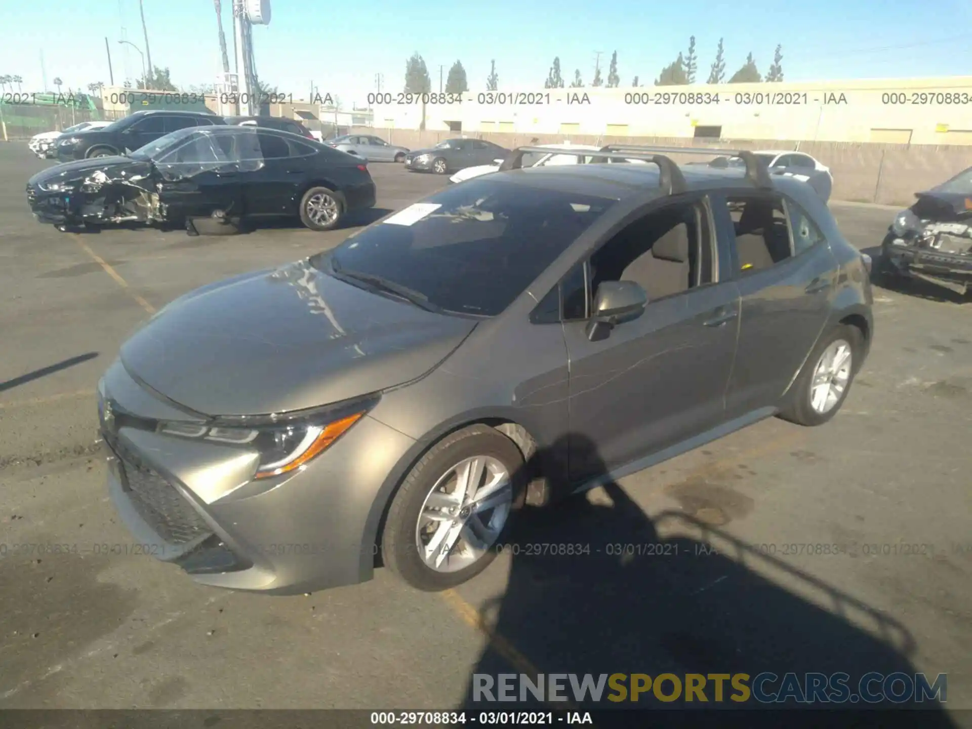 2 Photograph of a damaged car JTNK4RBE0K3061579 TOYOTA COROLLA HATCHBACK 2019