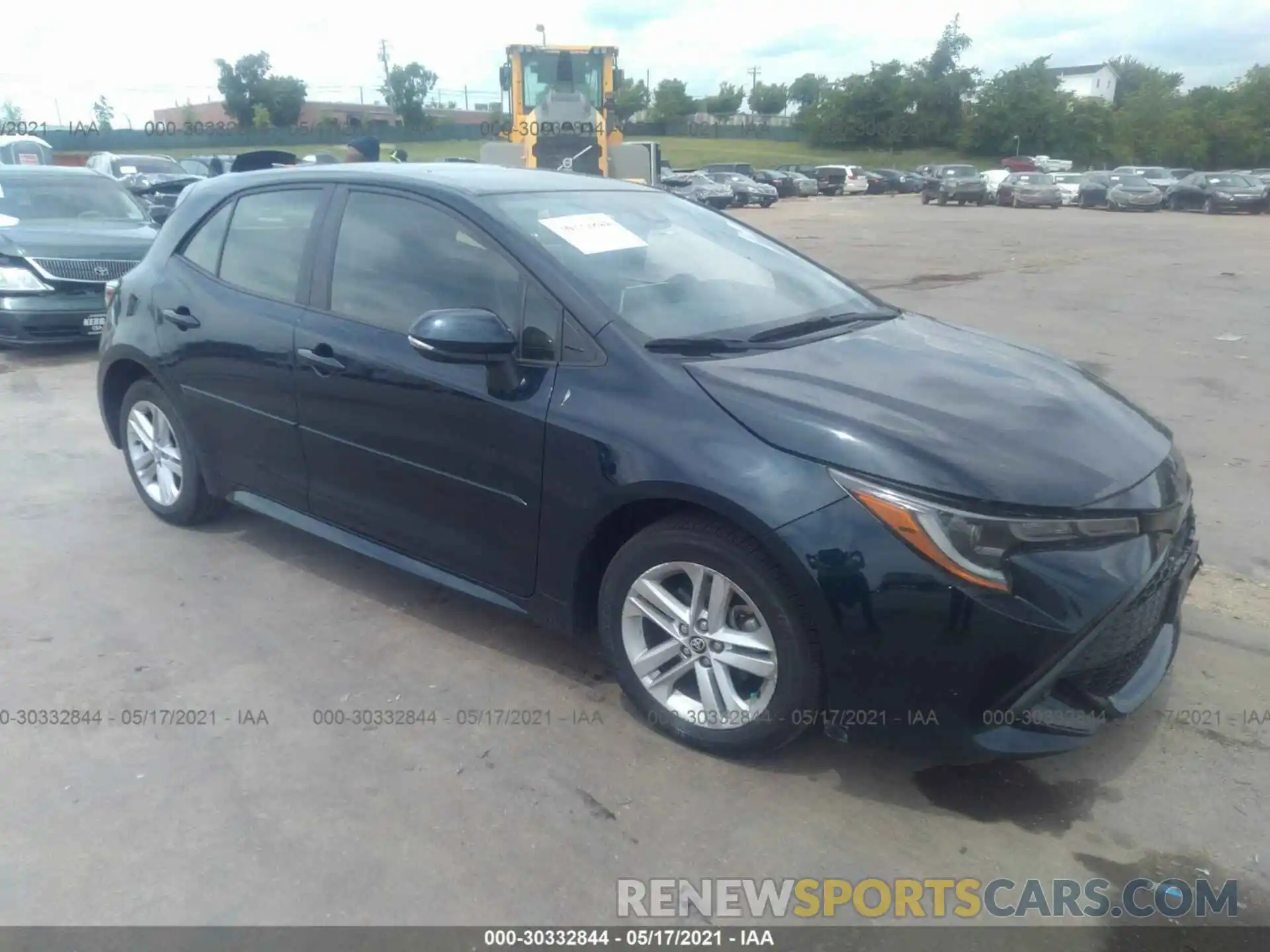 1 Photograph of a damaged car JTNK4RBE0K3066197 TOYOTA COROLLA HATCHBACK 2019