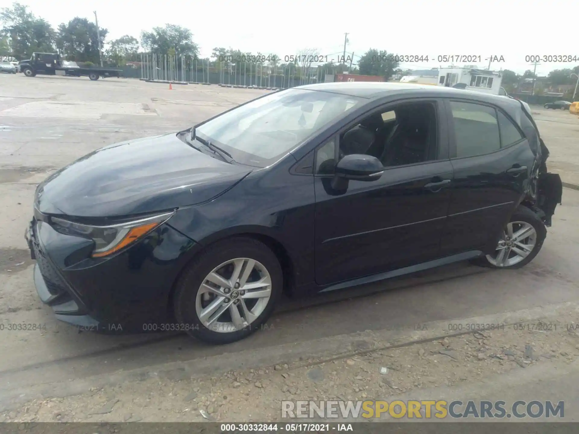 2 Photograph of a damaged car JTNK4RBE0K3066197 TOYOTA COROLLA HATCHBACK 2019