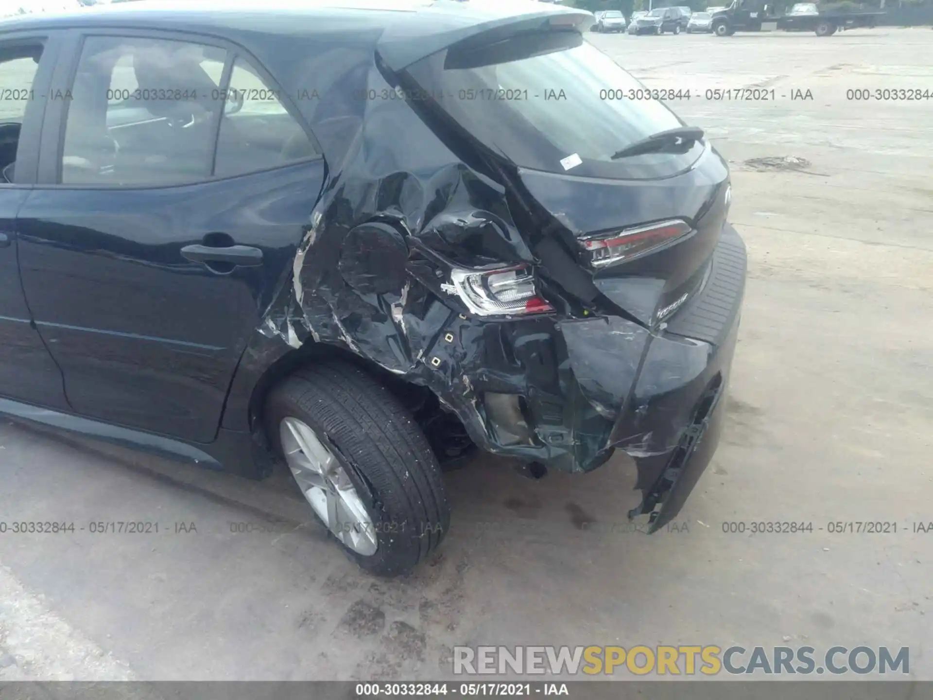 6 Photograph of a damaged car JTNK4RBE0K3066197 TOYOTA COROLLA HATCHBACK 2019