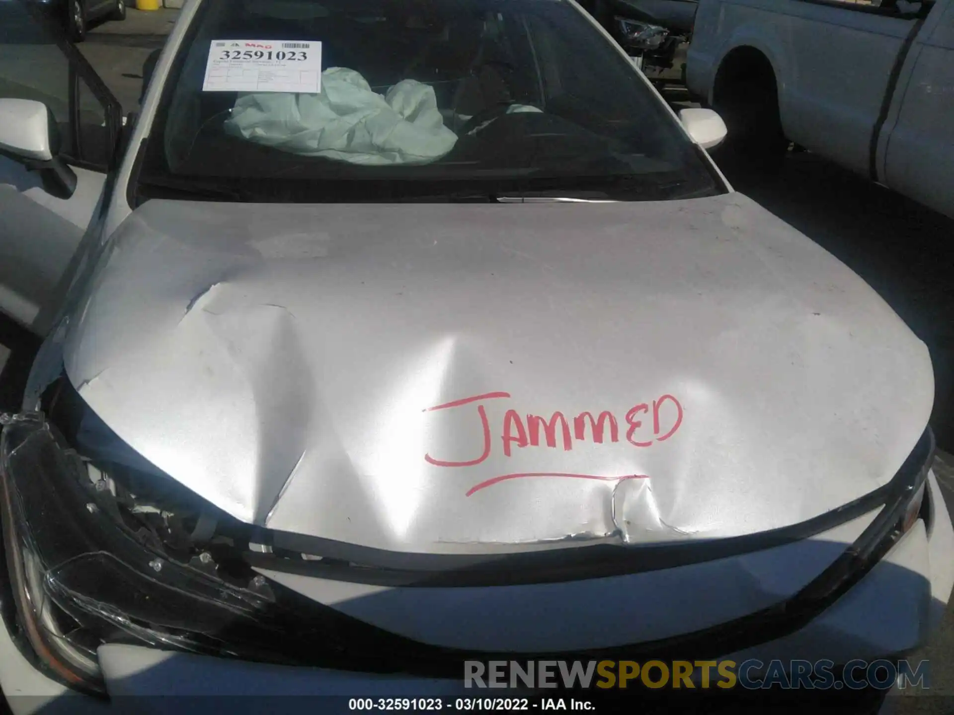 10 Photograph of a damaged car JTNK4RBE0K3067365 TOYOTA COROLLA HATCHBACK 2019