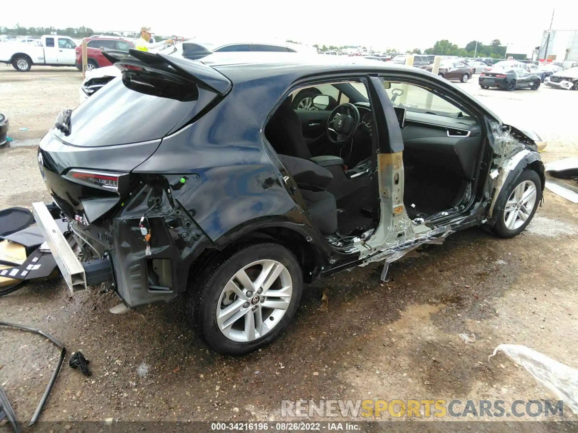 4 Photograph of a damaged car JTNK4RBE1K3003898 TOYOTA COROLLA HATCHBACK 2019