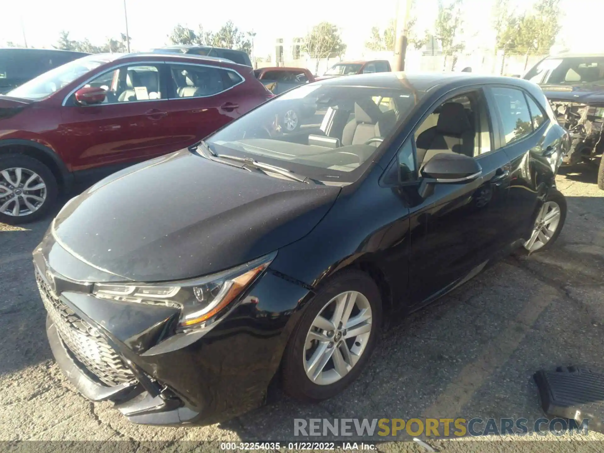 2 Photograph of a damaged car JTNK4RBE1K3011922 TOYOTA COROLLA HATCHBACK 2019