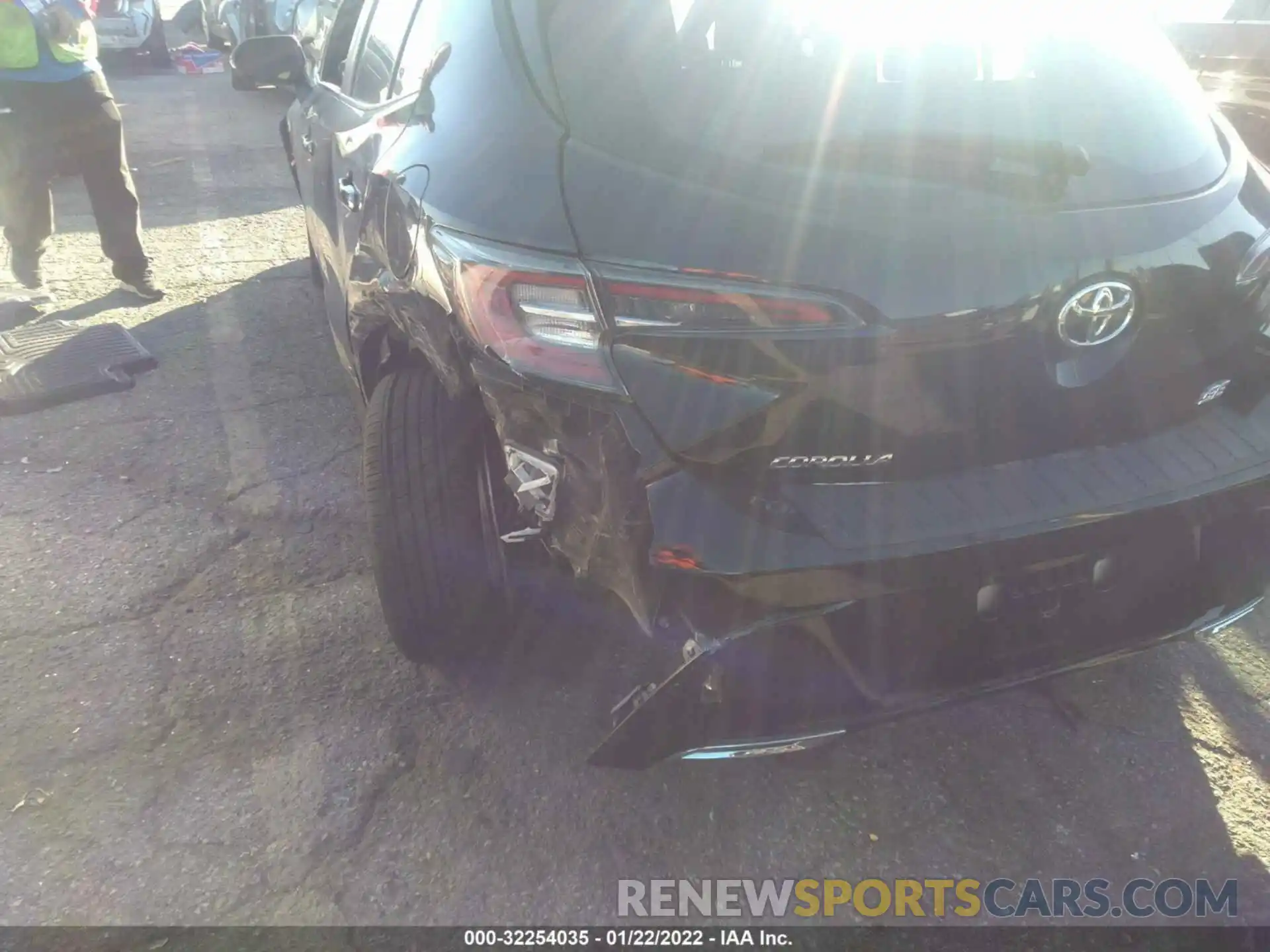 6 Photograph of a damaged car JTNK4RBE1K3011922 TOYOTA COROLLA HATCHBACK 2019