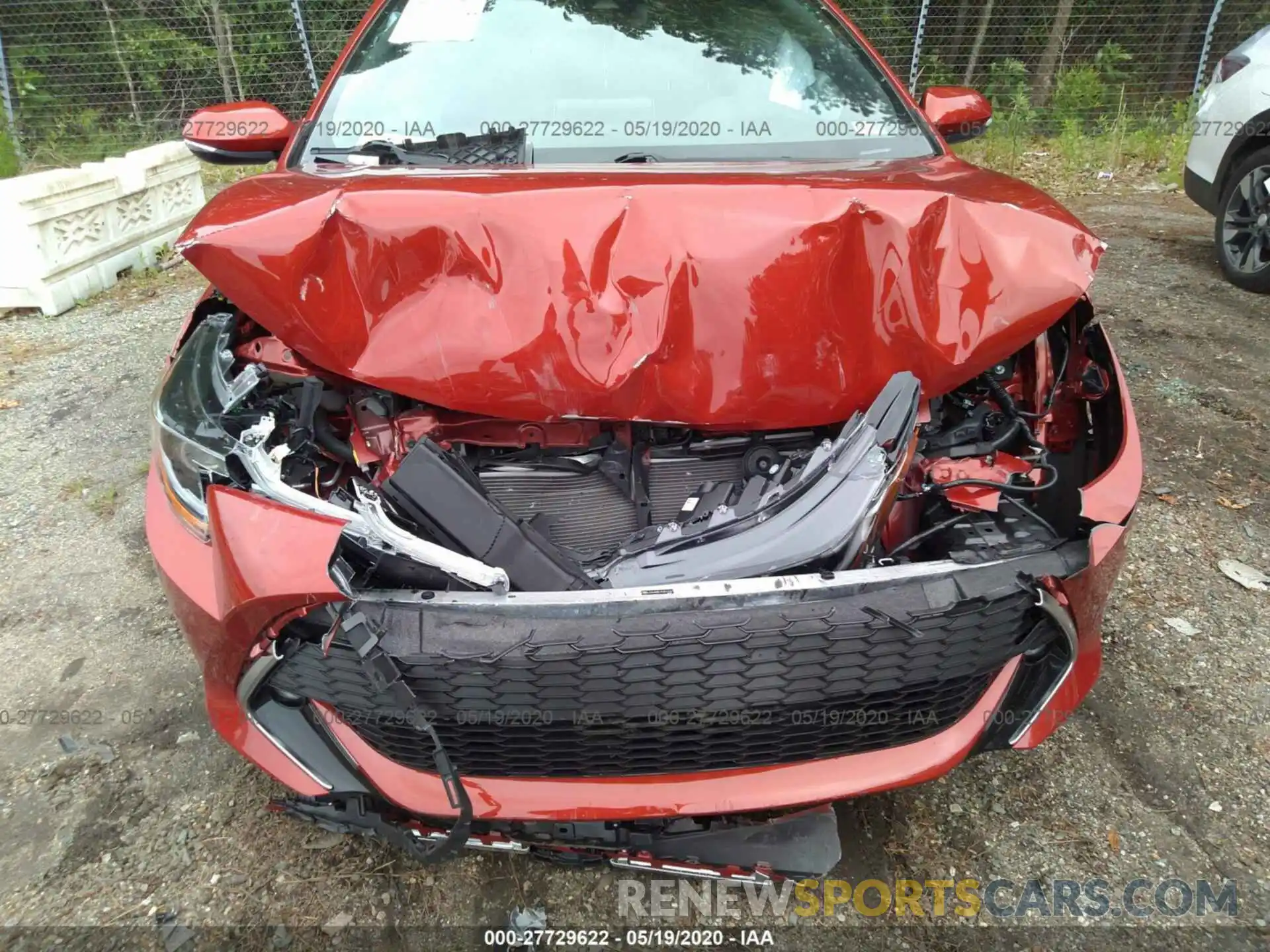 6 Photograph of a damaged car JTNK4RBE1K3017347 TOYOTA COROLLA HATCHBACK 2019