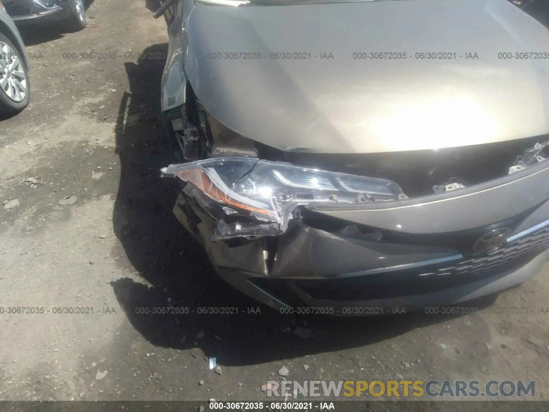 12 Photograph of a damaged car JTNK4RBE1K3025674 TOYOTA COROLLA HATCHBACK 2019