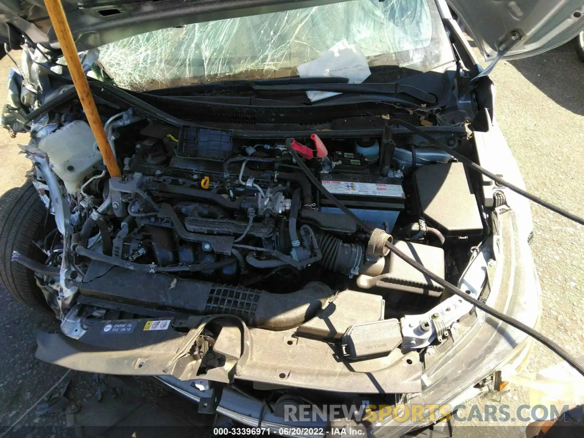 10 Photograph of a damaged car JTNK4RBE1K3032317 TOYOTA COROLLA HATCHBACK 2019