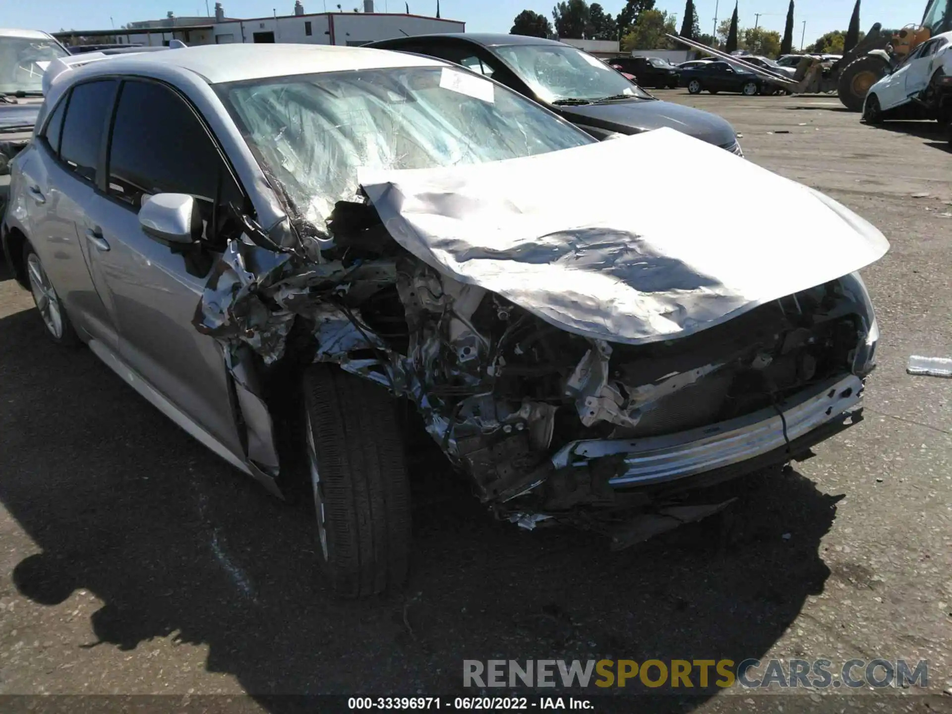 6 Photograph of a damaged car JTNK4RBE1K3032317 TOYOTA COROLLA HATCHBACK 2019