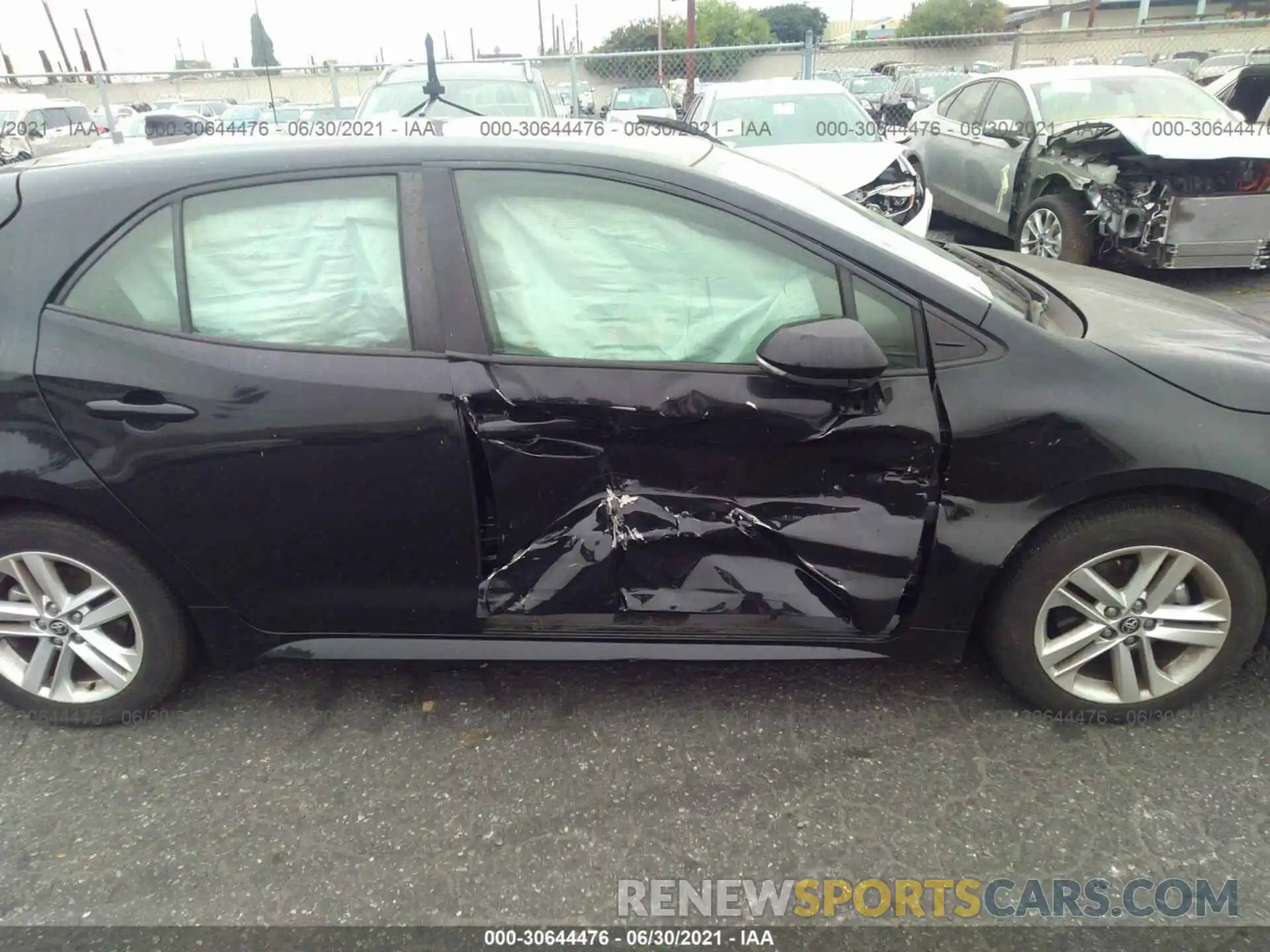 6 Photograph of a damaged car JTNK4RBE1K3035444 TOYOTA COROLLA HATCHBACK 2019