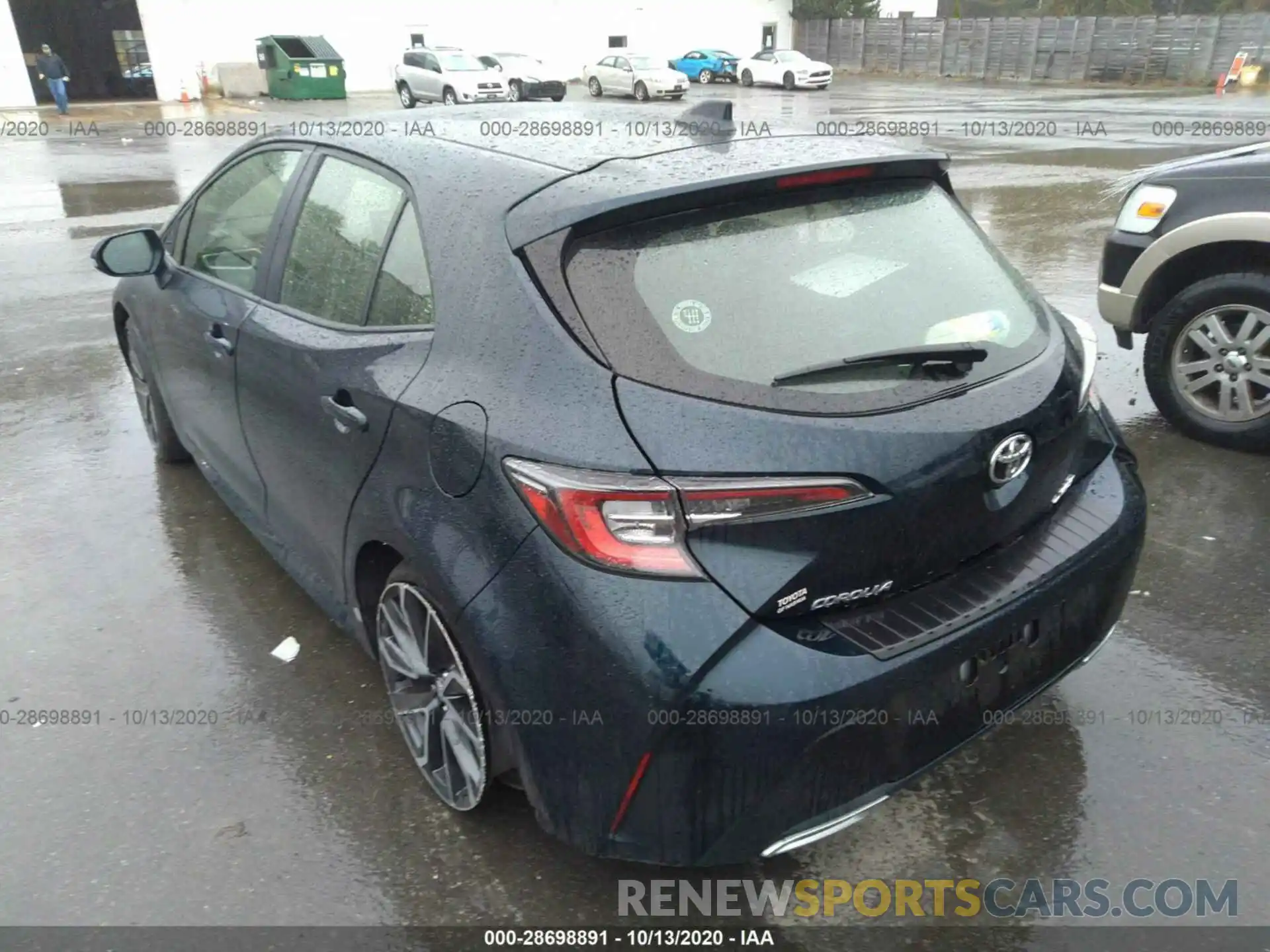 3 Photograph of a damaged car JTNK4RBE1K3037971 TOYOTA COROLLA HATCHBACK 2019