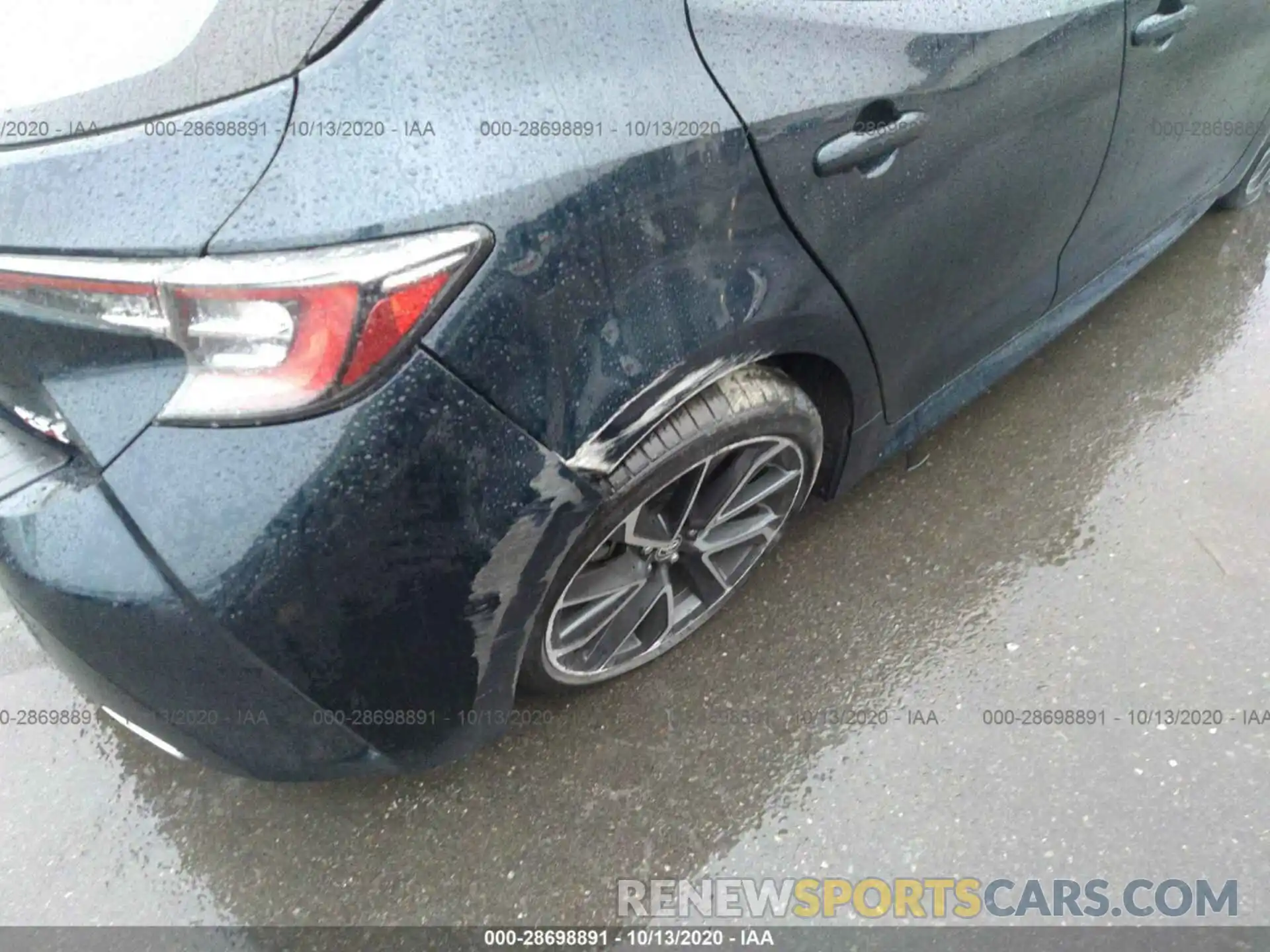 6 Photograph of a damaged car JTNK4RBE1K3037971 TOYOTA COROLLA HATCHBACK 2019